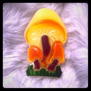 Vintage Acrylic/Lucite Mushroom Napkin Holder
